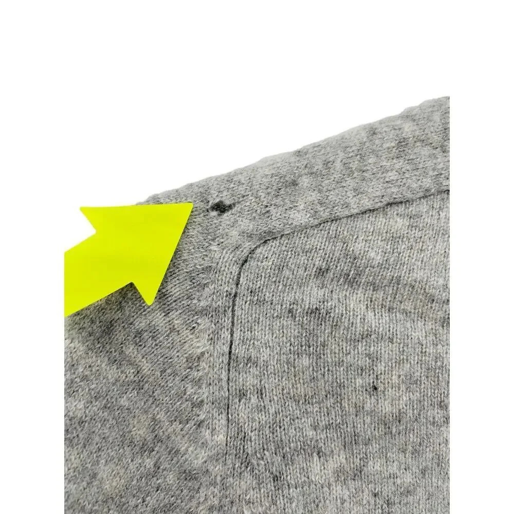 EVERLANE Cashmere Turtleneck Sweater Heather Gray Long Sleeve Pullover Size S - Picture 8 of 11